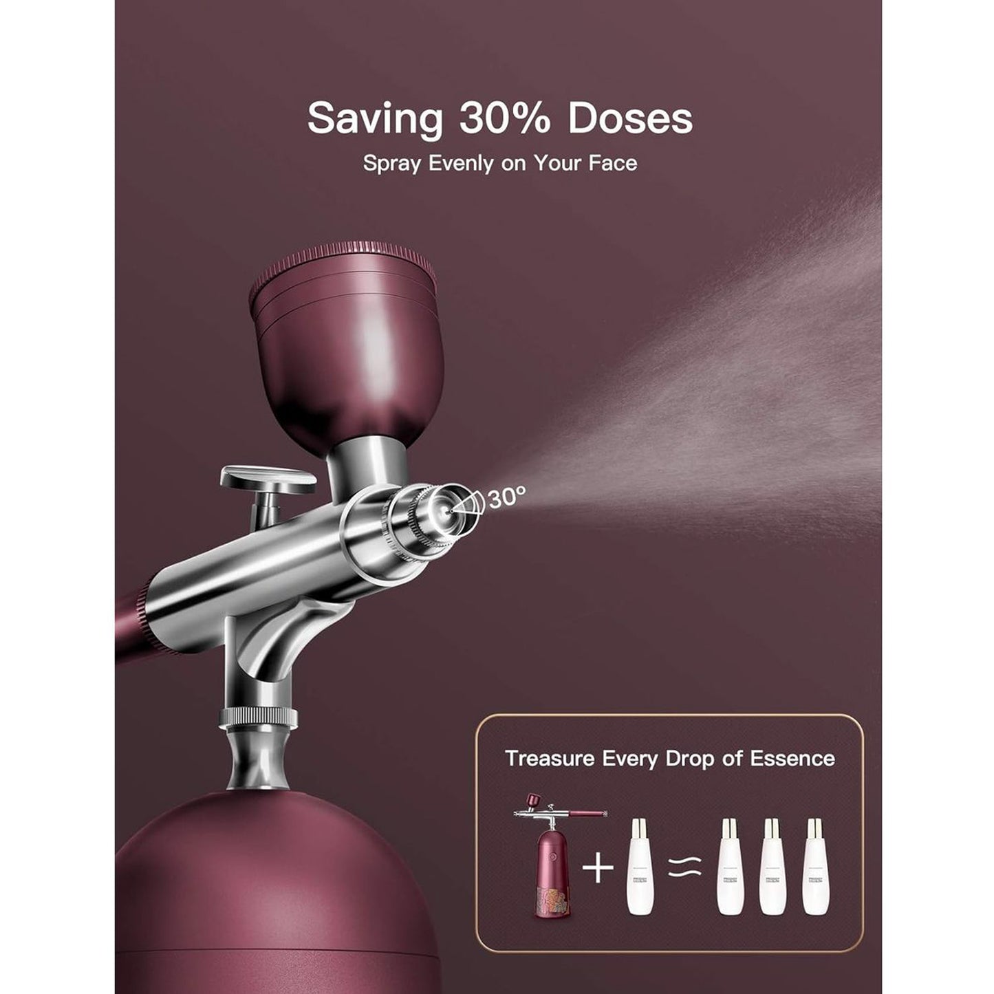 GX Nano Mist Sprayer Facial Steamerm,Portable and Rechargeable Atomizer