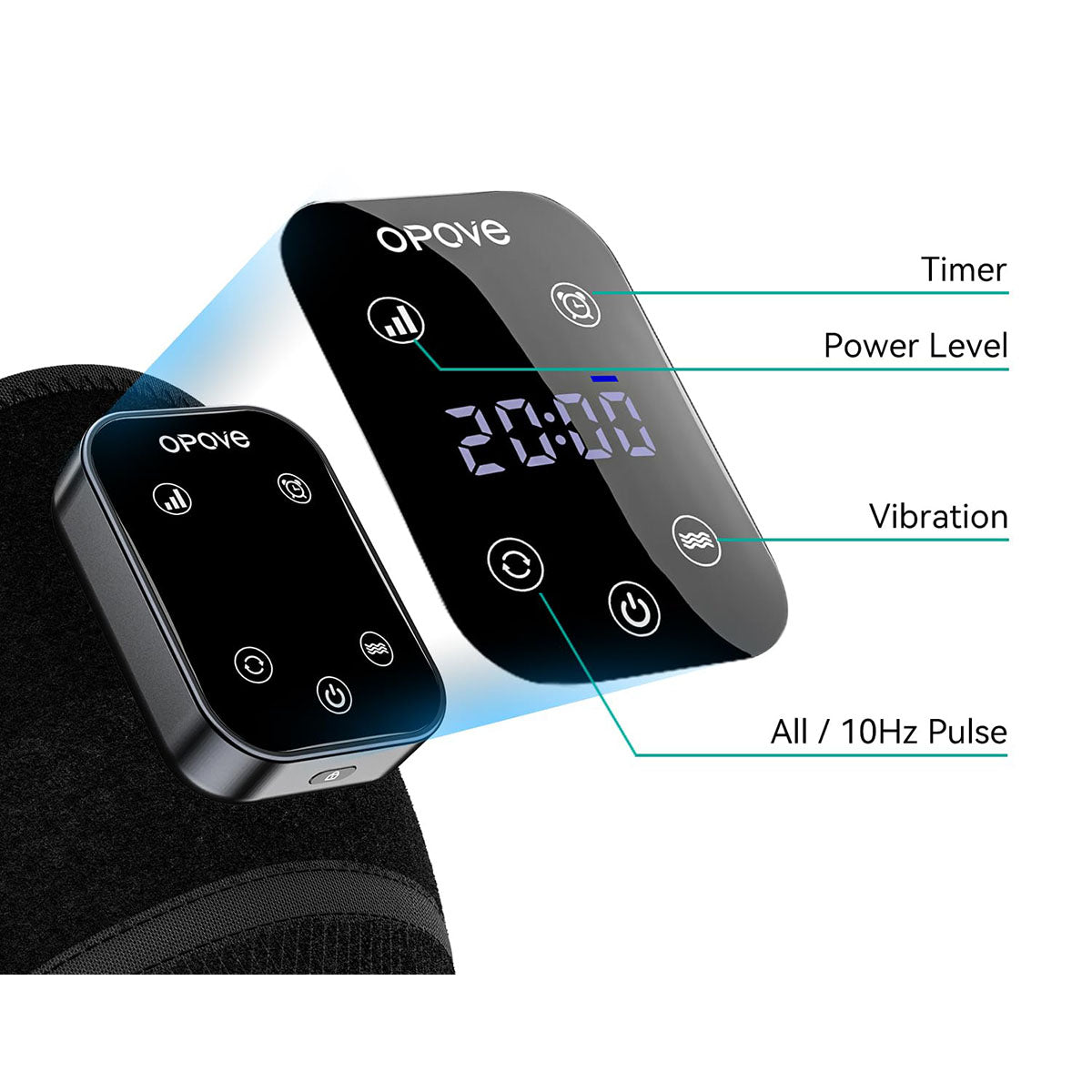 OPOVE® Red Light Therapy Vibration Massager Brace for Joint Pain