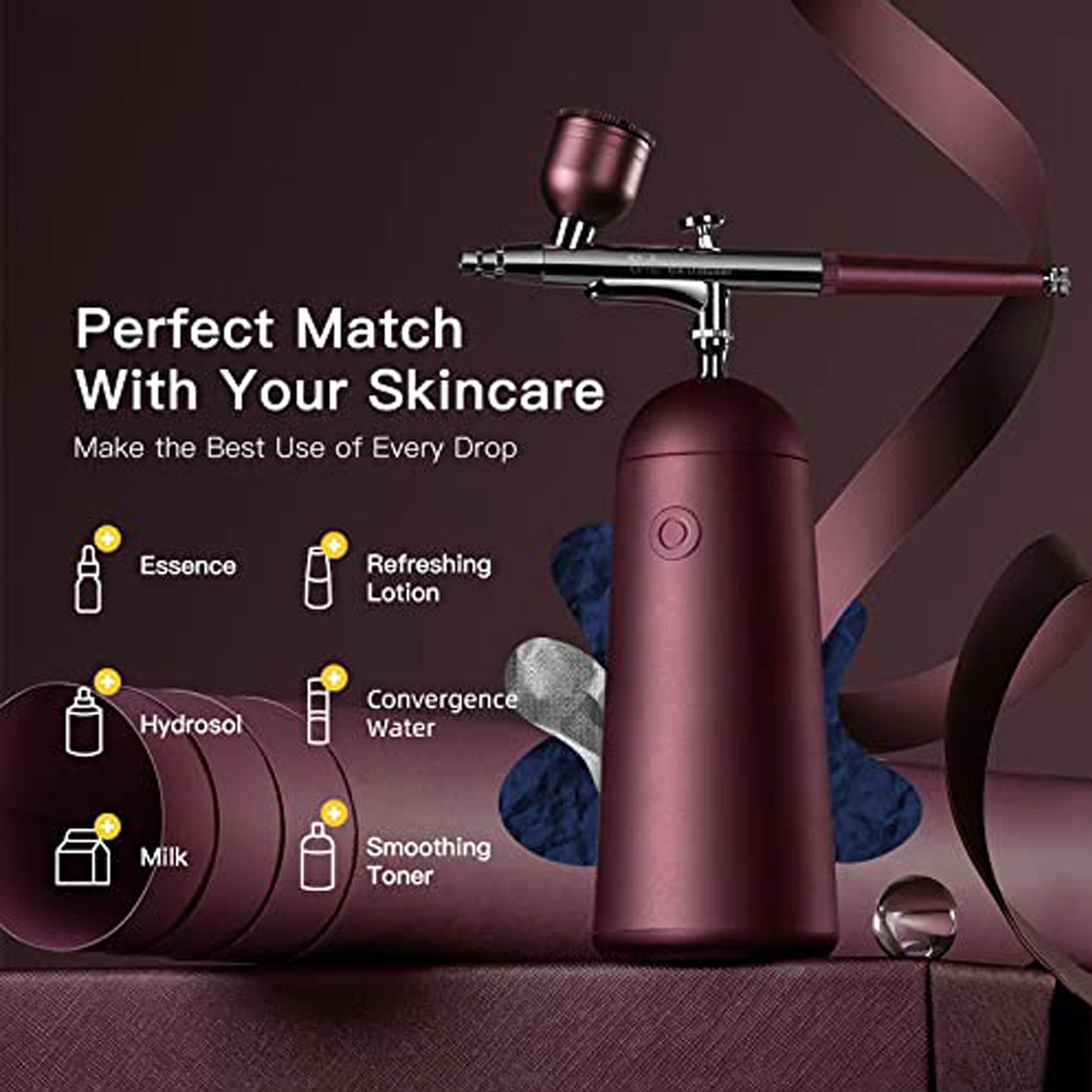 GX Nano Mist Sprayer Facial Steamerm,Portable and Rechargeable Atomizer