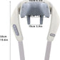 Shiatsu Electric Back Shoulder and Neck Massage with Heat Kneading Massage Pillow Type C Port