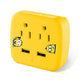 Wall Surge Protector with 2 AC Outlets and 2 USB Charging Ports (2-Pack)