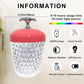 (A pair)16 Colors Acorn Cordless Lamp,Touch Control Table Lamp with Remote Romantic Atmosphere