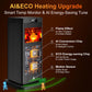 Portable Space Heater with Infrared Sensor & 3D Flame Effect – 1500W ECO Indoor Heater