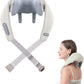 Shiatsu Electric Back Shoulder and Neck Massage with Heat Kneading Massage Pillow Type C Port