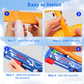 Airplane Launcher Toy 12.6" Foam Glider Led Plane, 2 Flight Mode, 3 planes Flying Toys