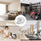 (A Pair) Ceiling Fan with Remote Screws Into Light Bulb Socket E26/E27 Base 360-Degree Rotate