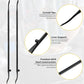 Heavy Duty Tire Irons with Curved Tips & Lever Support(1 - Pack)