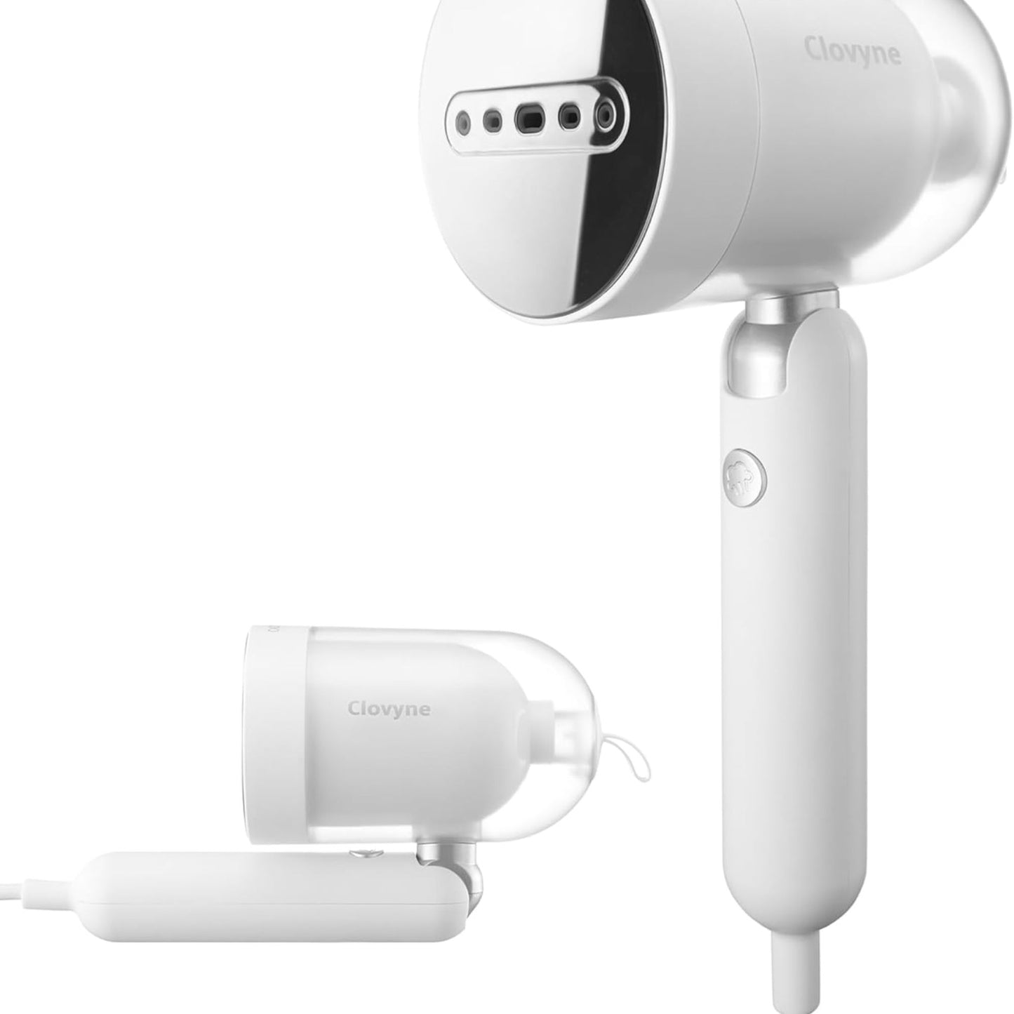 Instant Travel Steamer 1200W - 10s Heat, 160mL Tank, 266°F Wrinkle-Free