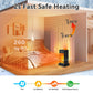 PTC Indoor Space Heater with Sensor, Humidifier & 3D Flame, 1500W
