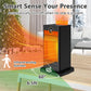 PTC Indoor Space Heater with Sensor, Humidifier & 3D Flame, 1500W