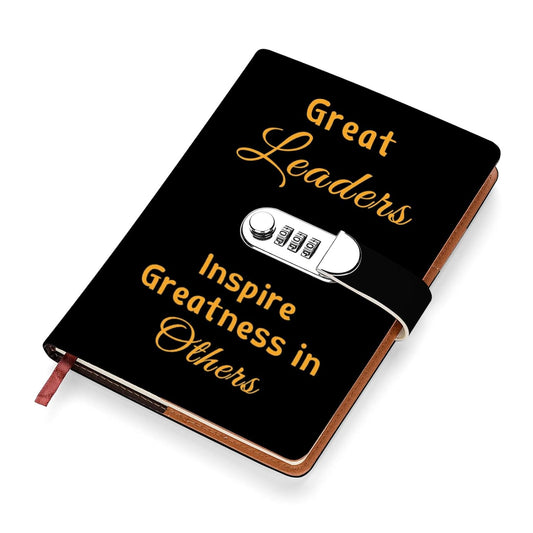 A5 Locking Journal – Inspirational Gift for Leaders & Mentors