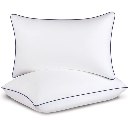 King-Size Pillow Set (1 or 2-Pack) – Breathable, Down-Alternative, All Sleep Positions
