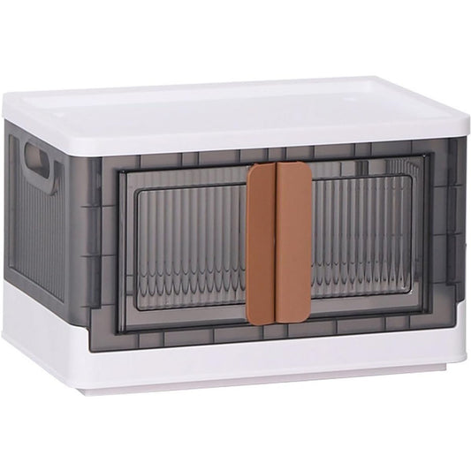 8.45Gal Plastic Folding Storage Cabinet Collapsible Wardrobe Closet Organizer