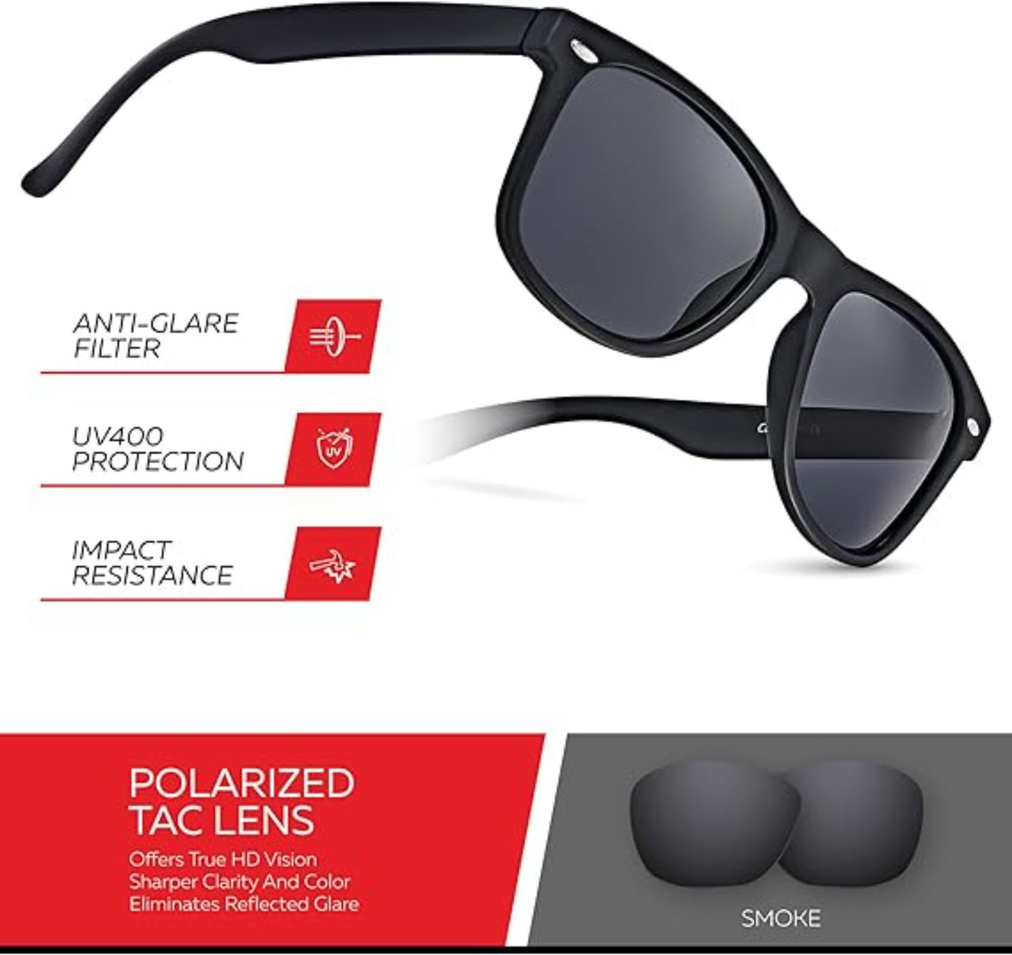 Retro Polarized Sunglasses for Men/Women - UV400 Classic Aviator Style