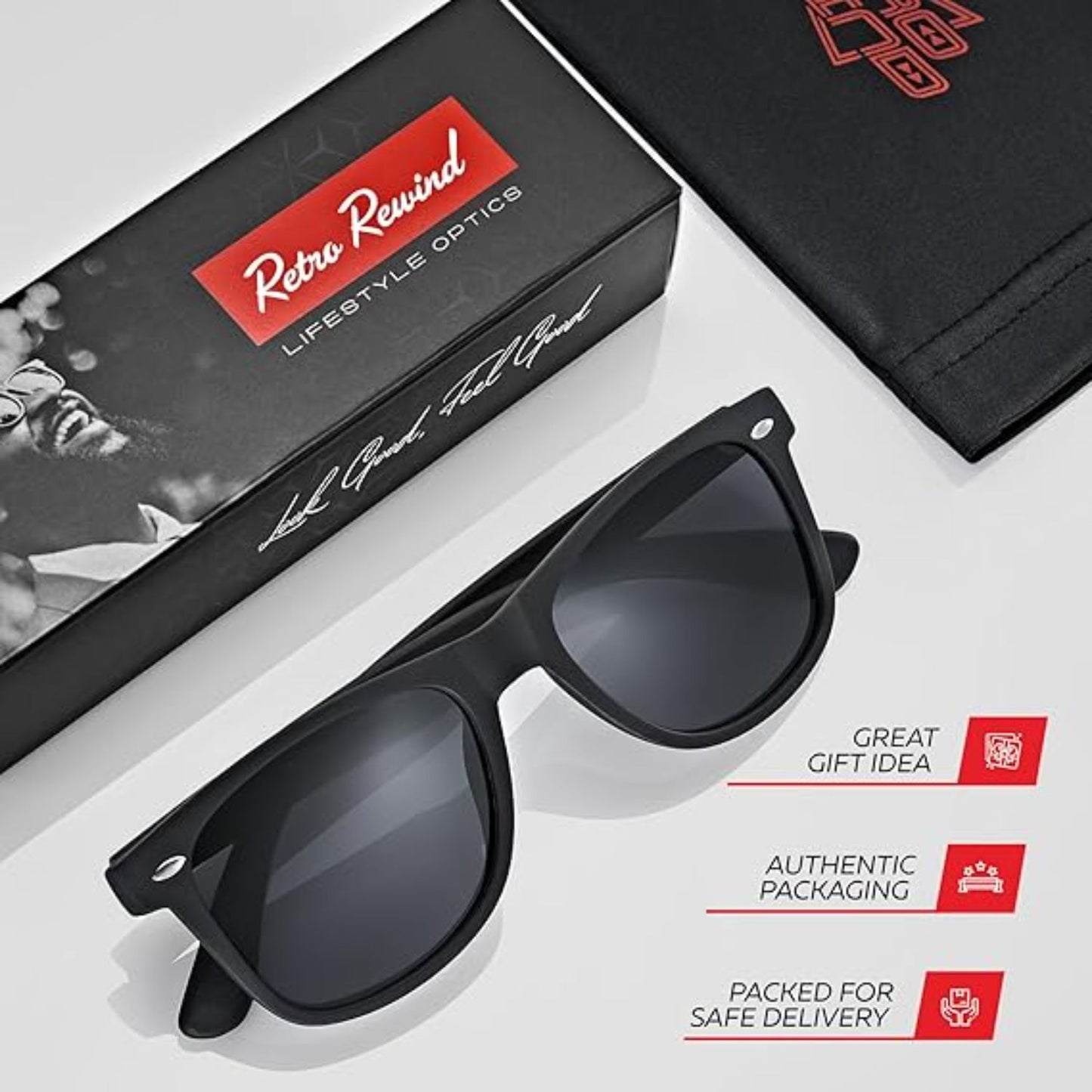 Retro Polarized Sunglasses for Men/Women - UV400 Classic Aviator Style