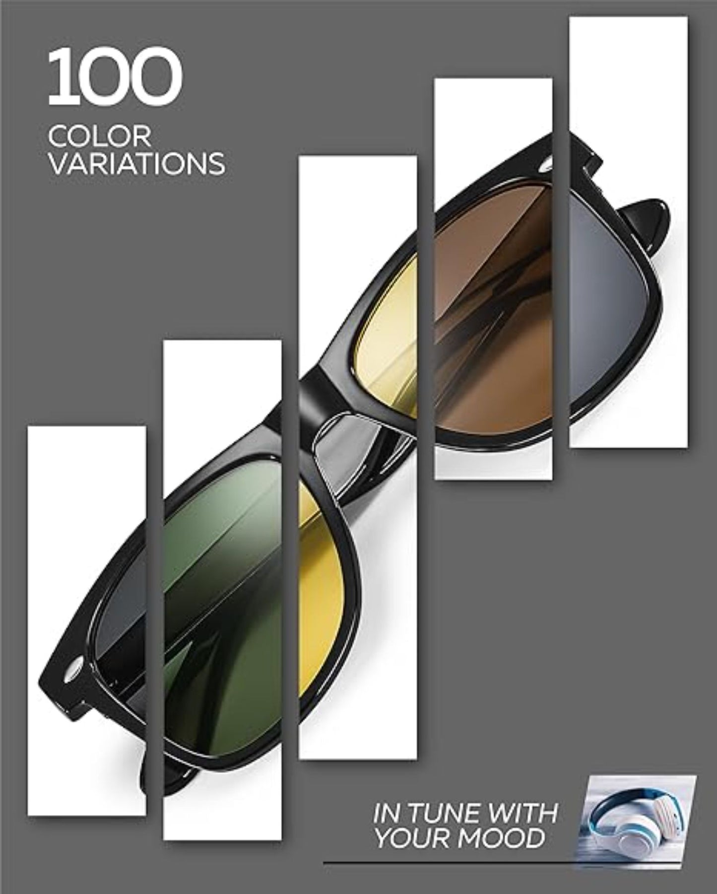 Retro Polarized Sunglasses for Men/Women - UV400 Classic Aviator Style