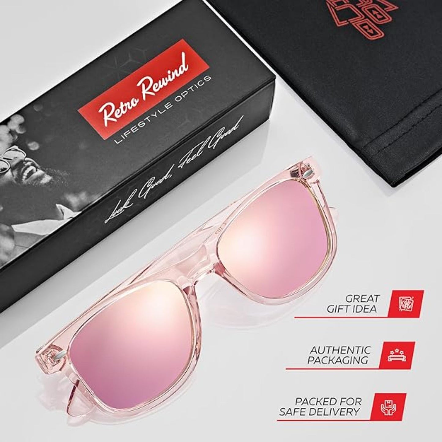 Retro Polarized Sunglasses for Men/Women - UV400 Classic Aviator Style