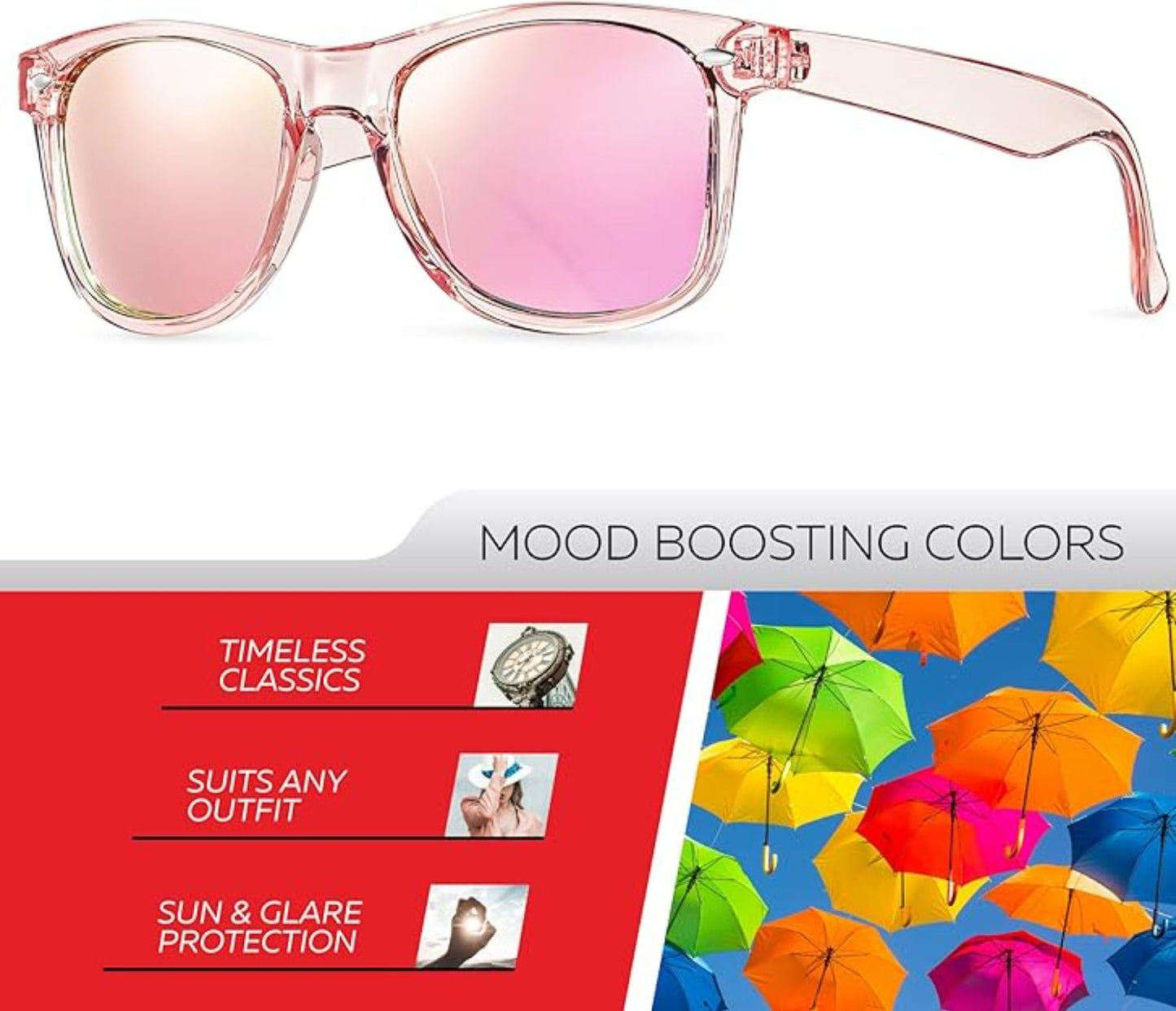 Retro Polarized Sunglasses for Men/Women - UV400 Classic Aviator Style