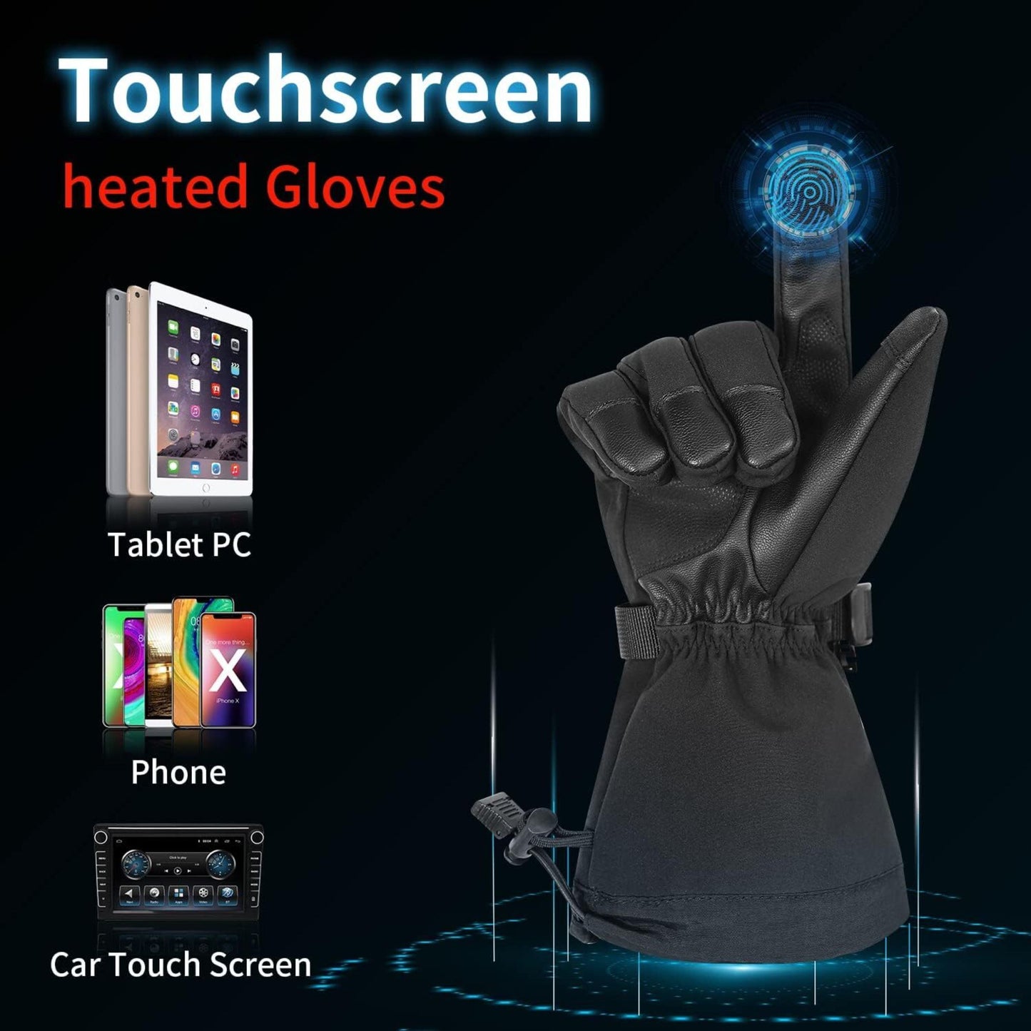 Unisex Rechargeable Heated Gloves