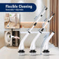 Electric Spin Scrubber with 6 Brush Heads & Adjustable Handle