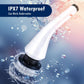 Electric Spin Scrubber with 6 Brush Heads & Adjustable Handle