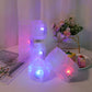 WOWMTN DIY Solar Lights Building Blocks Kit 4 colors Holiday Decoration Toys Indoor Outdoor