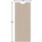 WOWMTN Bathtub Square, 40x16, Machine Washable, Soft Feet, Bathroom Accessories
