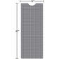 WOWMTN Bathtub Square, 40x16, Machine Washable, Soft Feet, Bathroom Accessories