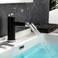 WOWMTN Water Faucet Stainless Steel Rotated Sprayer Black Copper Casting Body