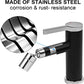 WOWMTN Water Faucet Stainless Steel Rotated Sprayer Black Copper Casting Body