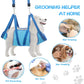 WOWMTN Pet Groom Hammock with toys Harness for Cats & Dogs, Dog Sling for Grooming
